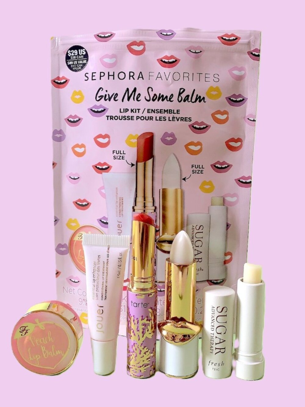 Sephora Favorites Give Me Some Balm Lip Kit Ensemble New